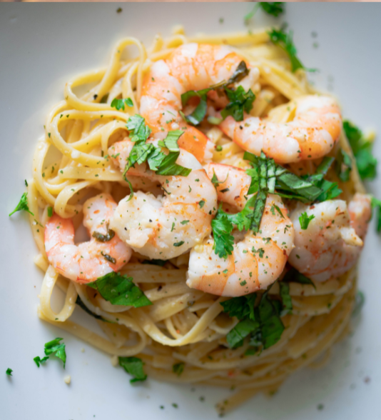 linguine crevette sauce citron